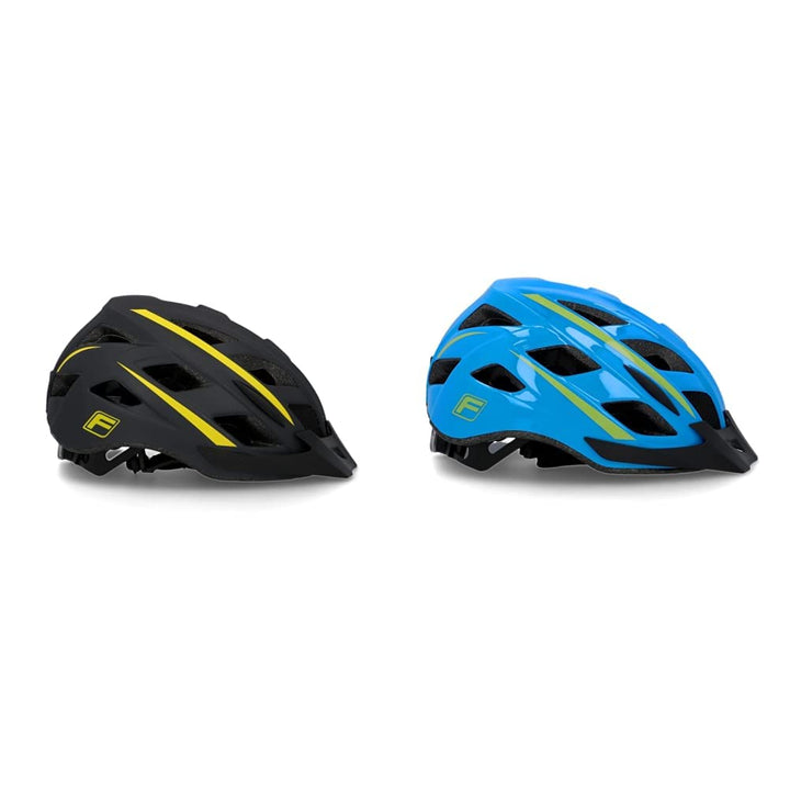 Fischer Unisex – Erwachsene Fahrradhelm, Montis schwarz, L/XL, 58-61 cm Bundle mit Fahrradhelm, L/XL