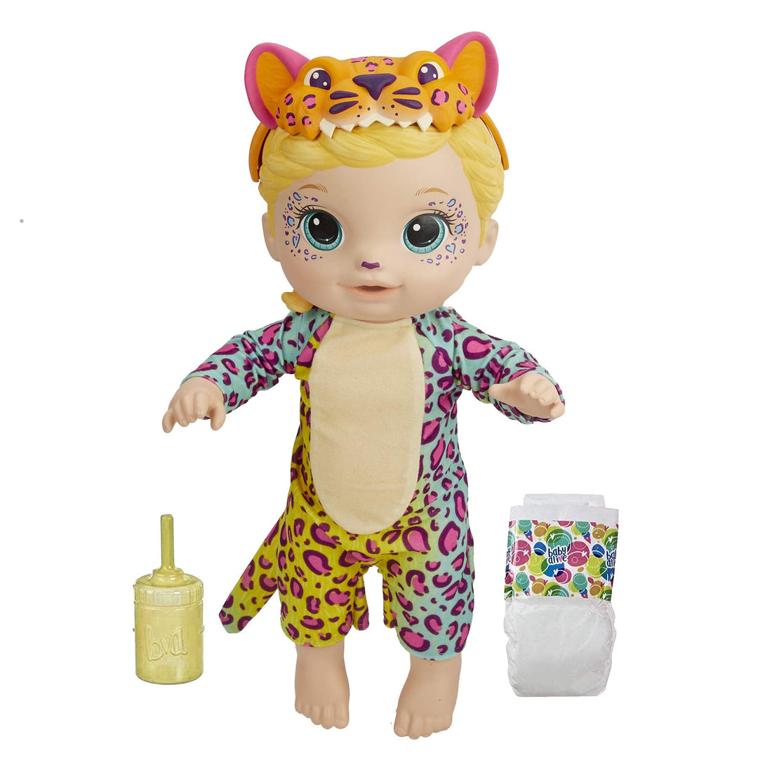 Baby Alive F1231FF2 BA Rainbow Wildcats Leopard
