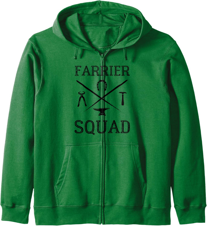 Hufschmied-Kader Schmieden Hufe Lustiger Spruch Kapuzenjacke