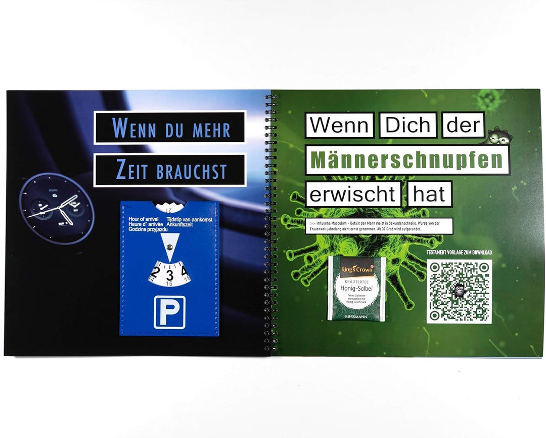 Wenn Buch für Männer- Geschenk für Männer