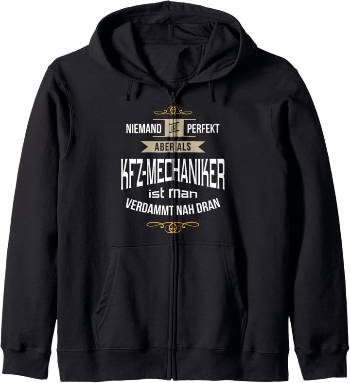 Lustiges Kfz-Mechaniker Design Kapuzenjacke