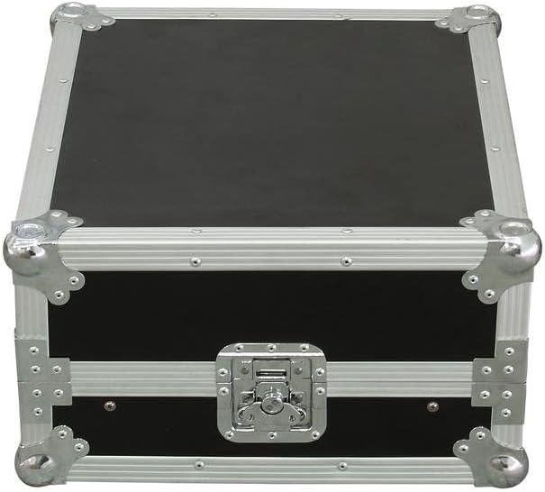 ROADINGER Mixer-Case Profi LS-19 Laptopablage sw | Flightcase für 483-mm-Geräte (19"), mit Laptopabl