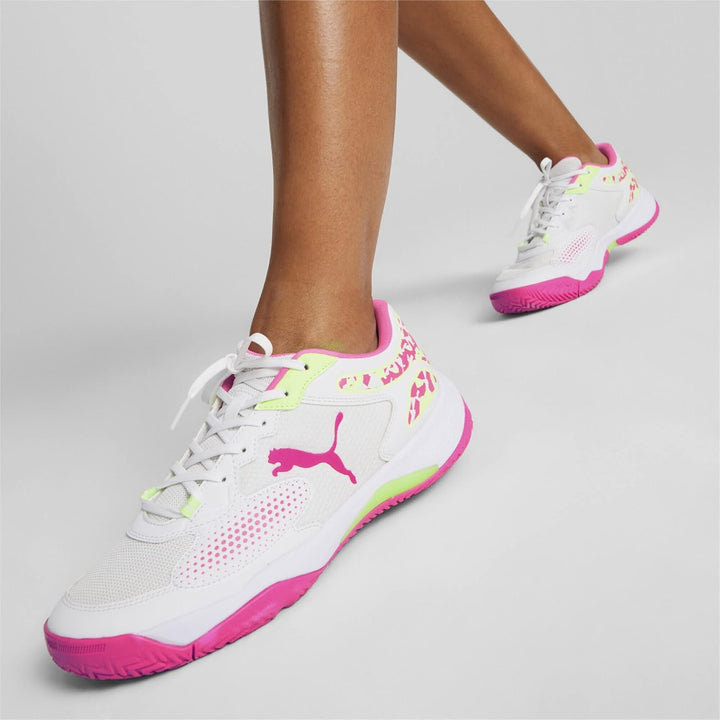 PUMA Herren Solarcourt RCT Fussballschuh 36 EU Puma White Ravish Fast Yellow, 36 EU Puma White Ravis