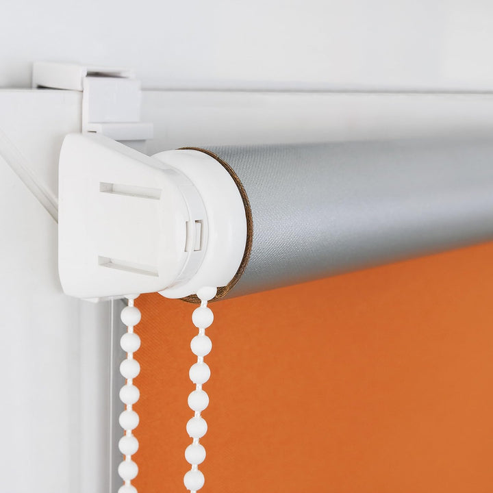 ROLLMAXXX Thermo Verdunkelungsrollo Klemmfix ohne Bohren (100 x 215 cm, Weiss) 100 x 215 cm Weiss, 1