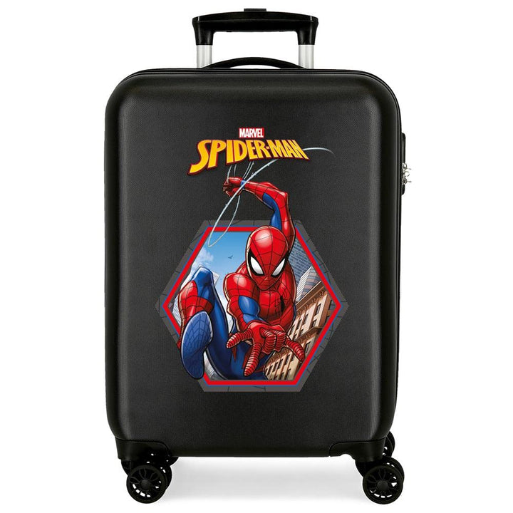 Hartschalenkabinenkoffer 55 cm Spiderman Geo Schwarz