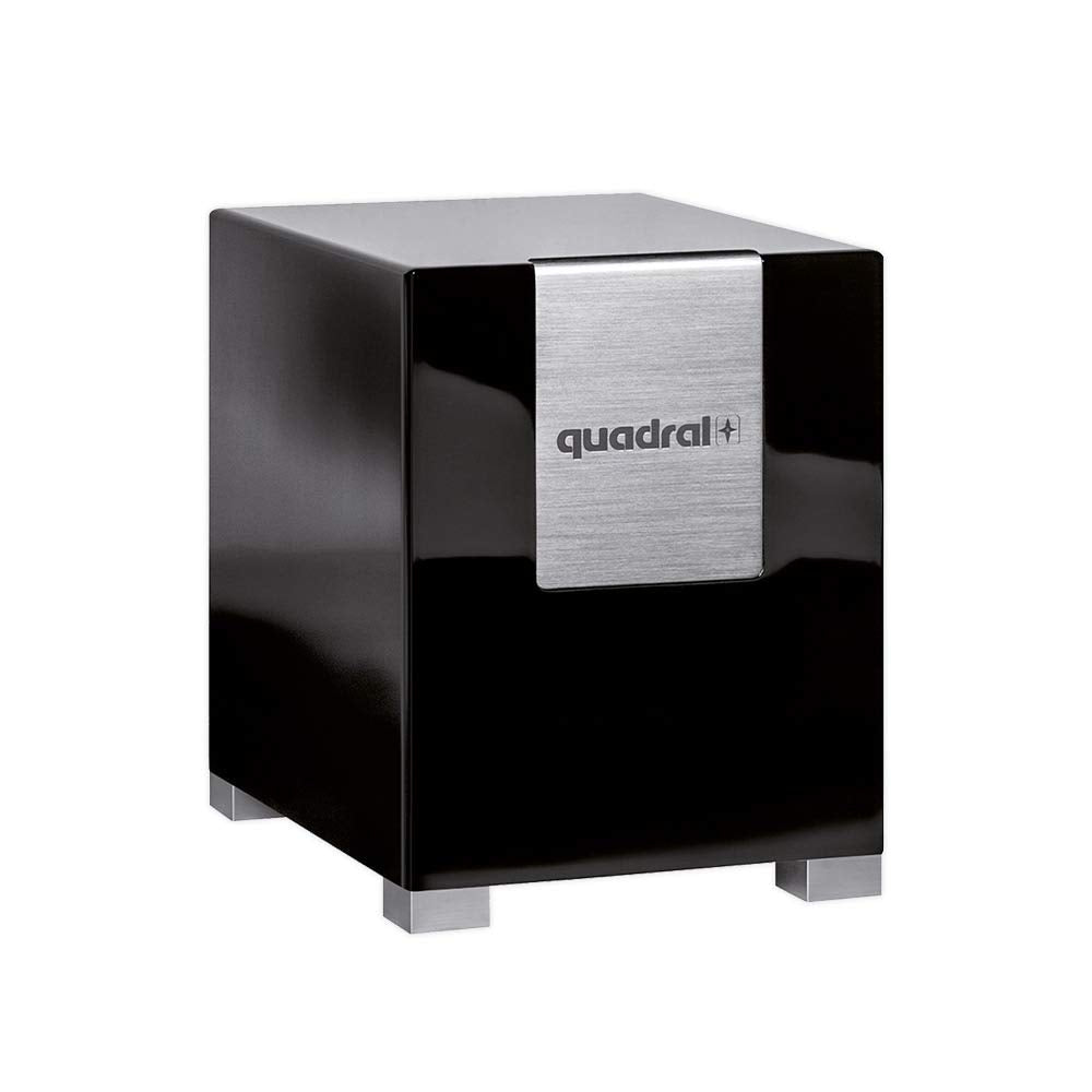 quadral -Stück- Qube CS10 schwarz Hochglanz