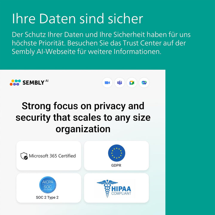 Philips PSE0501 SmartMeeting Kabelloses Konferenzmikrofon mit Sembly AI zur Spracherkennung für mehr