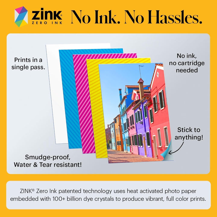 KODAK Smile+ 2-in-1 Digitale Sofortbildkamera & Bluetooth Fotodrucker Starterpaket + Weiche Tasche +
