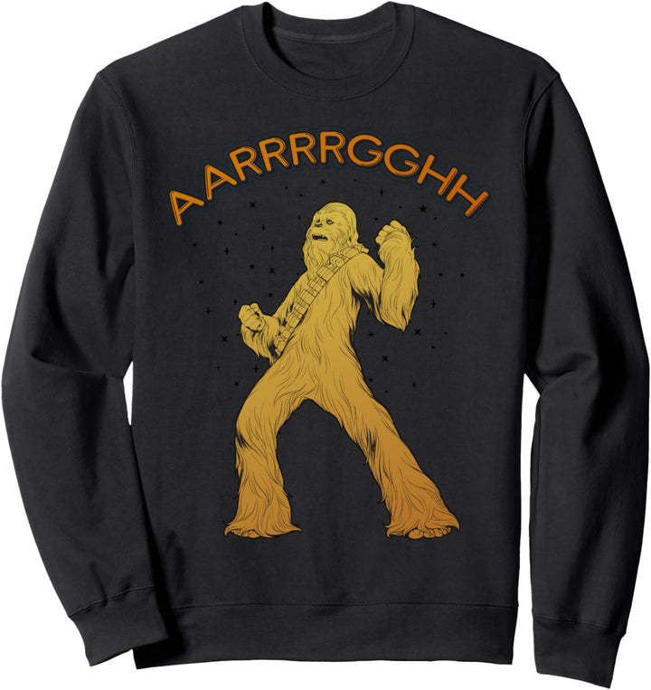 Star Wars Chewbacca Argh Angry Stance Sweatshirt