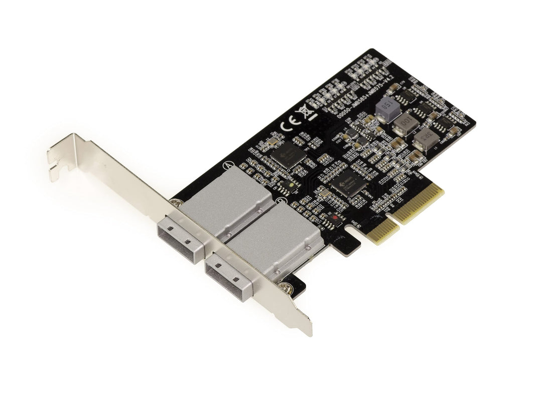 KALEA-INFORMATIQUE PCIe 2.0 4X SAS + SATA Controller-Karte - 6GB 8 Ports EXTERN SFF8088 mit Chipsatz