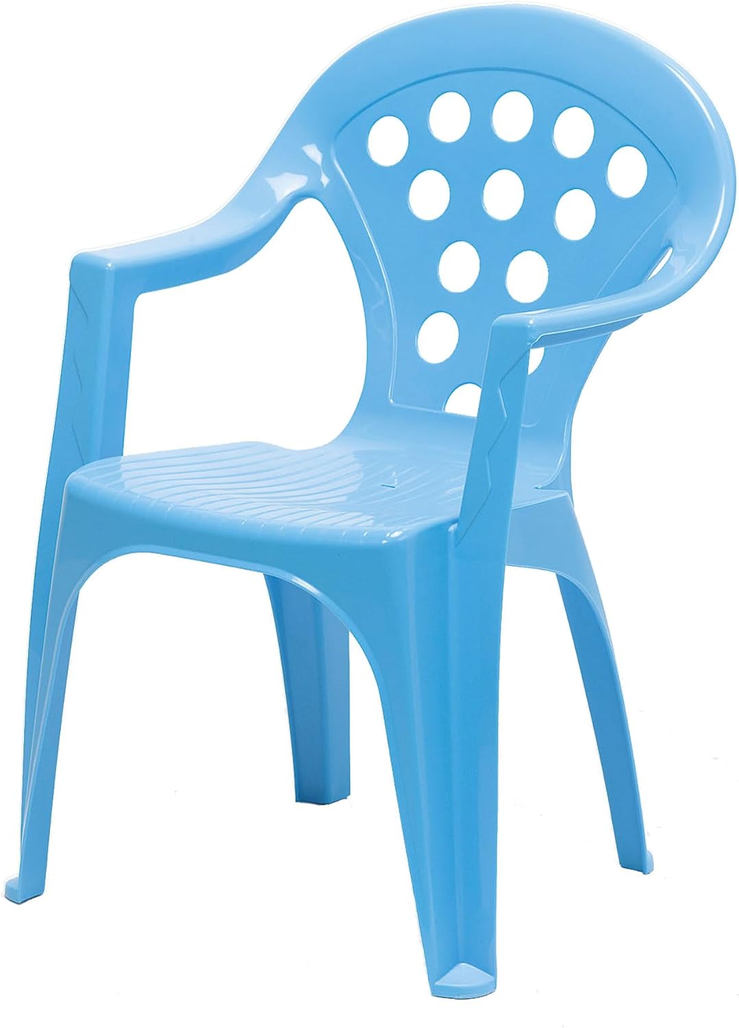 hLine Kinder Garten Sitzgruppe Tisch mit Stühlen Gartenstuhl Sessel (1 Tisch 4 Stühle bunt), 1 Tisch