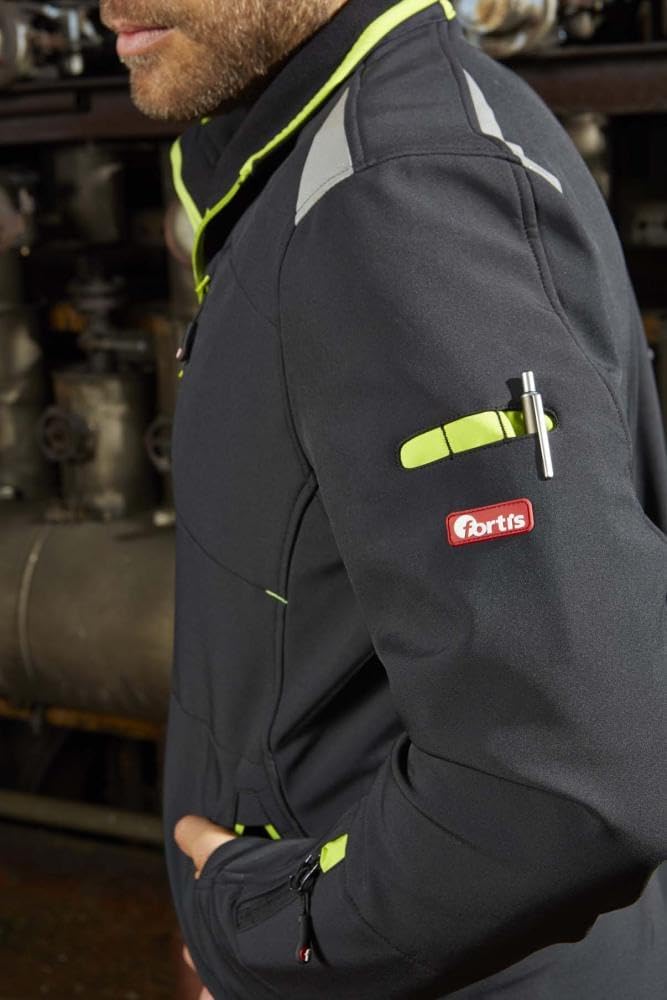 E/D/E FORTIS Herren Jacke 24, DarkGrey/black, Gr.M