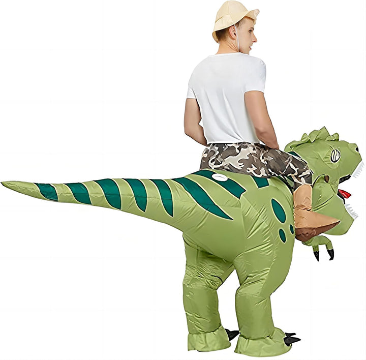 FXICH aufblasbares Dinosaurierkostüm für Erwachsene,aufblasbares Dinosaurierkostüm für Halloween,auf