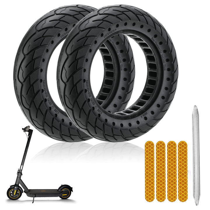 10x2.50 solid scooter reifen 10 zoll vollgummireifen 60/70-6,5 für Ninebot Max g30d 2 solid reifen e