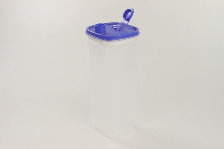 TUPPERWARE Erfrischer 2,0 L blau mit Sieb Eidgenosse Saft Kanne Mess &amp; Go