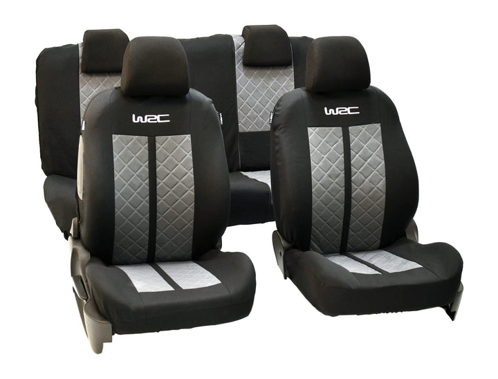 WRC 007588 Autositzbezüge, universal, vorne hinten 2/3-1/3, Racing