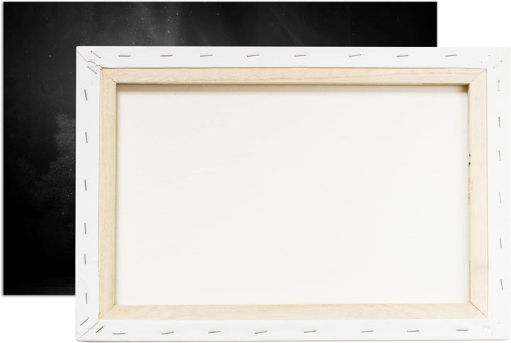 deyoli Einhorn auf einer Waldlichtung Format: 80x60 Effekt: Schwarz&amp;Weiss als Leinwandbild, Motiv fe