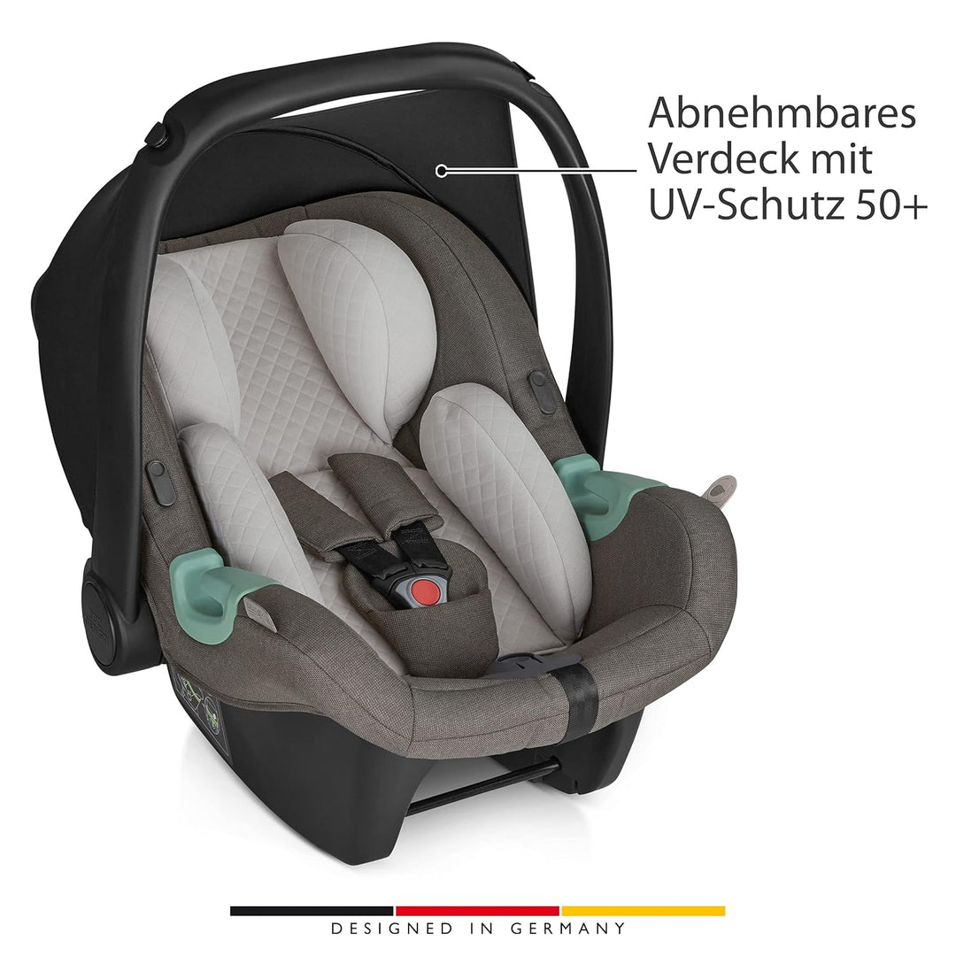 ABC Design Baby Autositz Tulip Diamond Edition – Babyschale für Gruppe 0+ i-Size bis 13 KG – Verstel