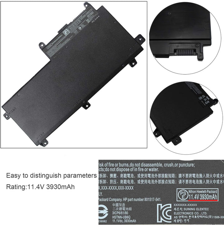 ANTIEE 48Wh CI03 CI03XL Akku Kompatibel mit HP ProBook 640 650 645 655 G2 G3 T7B31AA CI03048XL CIO3