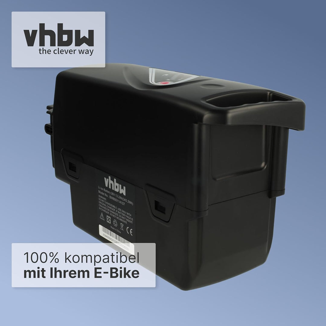vhbw Akku kompatibel mit Panasonic Flyer C2, C4, C2 Premium, C10 HS, C11 HS, C12 HS E-Bike Elektrofa