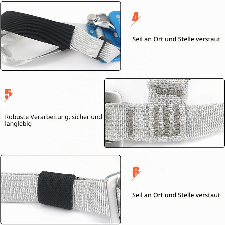 NewDoar Foot Ascender Riser Klettern Baum Baumpfleger Bergsteigen Abseilen Quick Step Ausrüstung Kle
