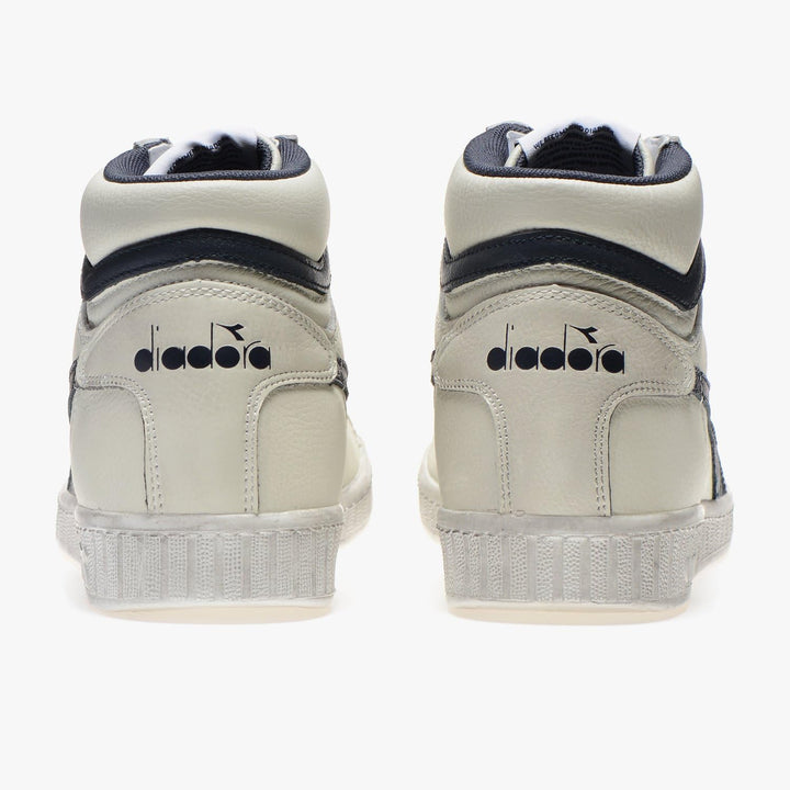 Diadora Unisex Game L Low Waxed Gymnastikschuhe 42.5 EU Weiss White Fogliame, 42.5 EU Weiss White Fo