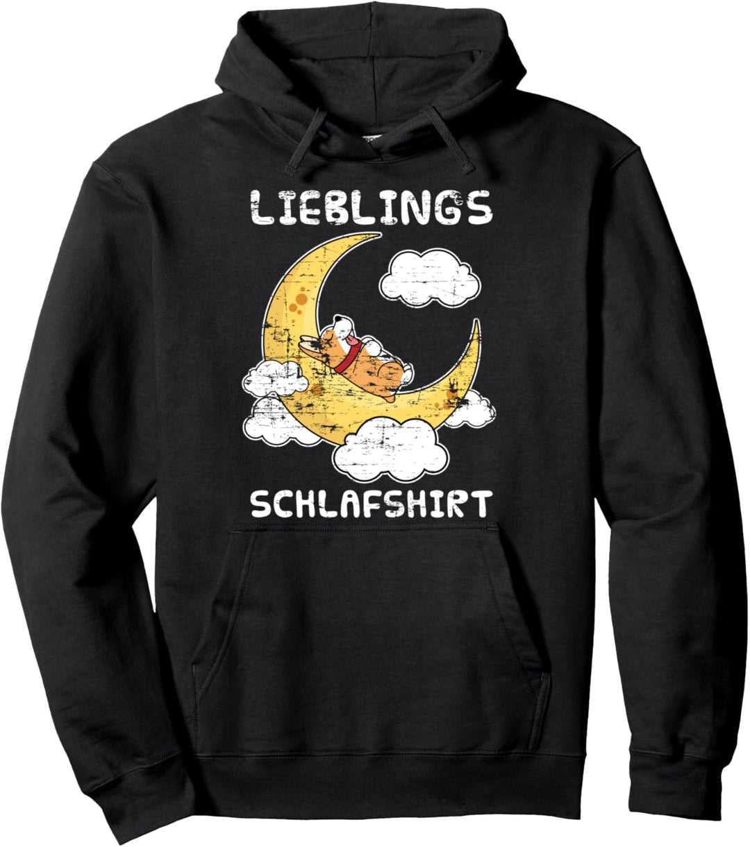 Langschläfer Haustier Nachthemd Hunde Lieblings Schlafshirt Pullover Hoodie
