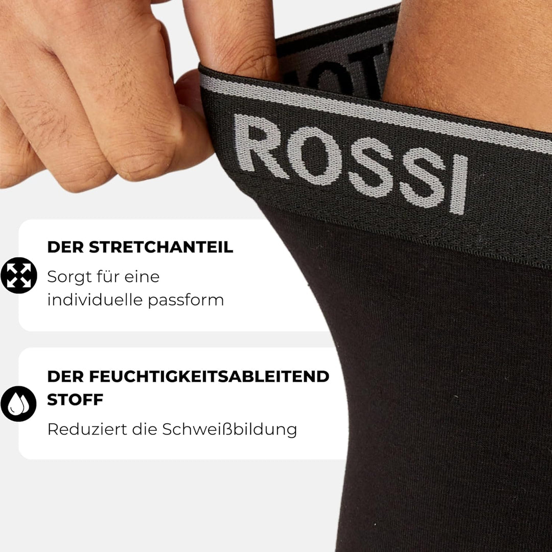 ANTONIO ROSSI (12er-Pack) Herren-Boxer-Hipster - Herren-Boxershorts Multipack mit elastischem Bund,
