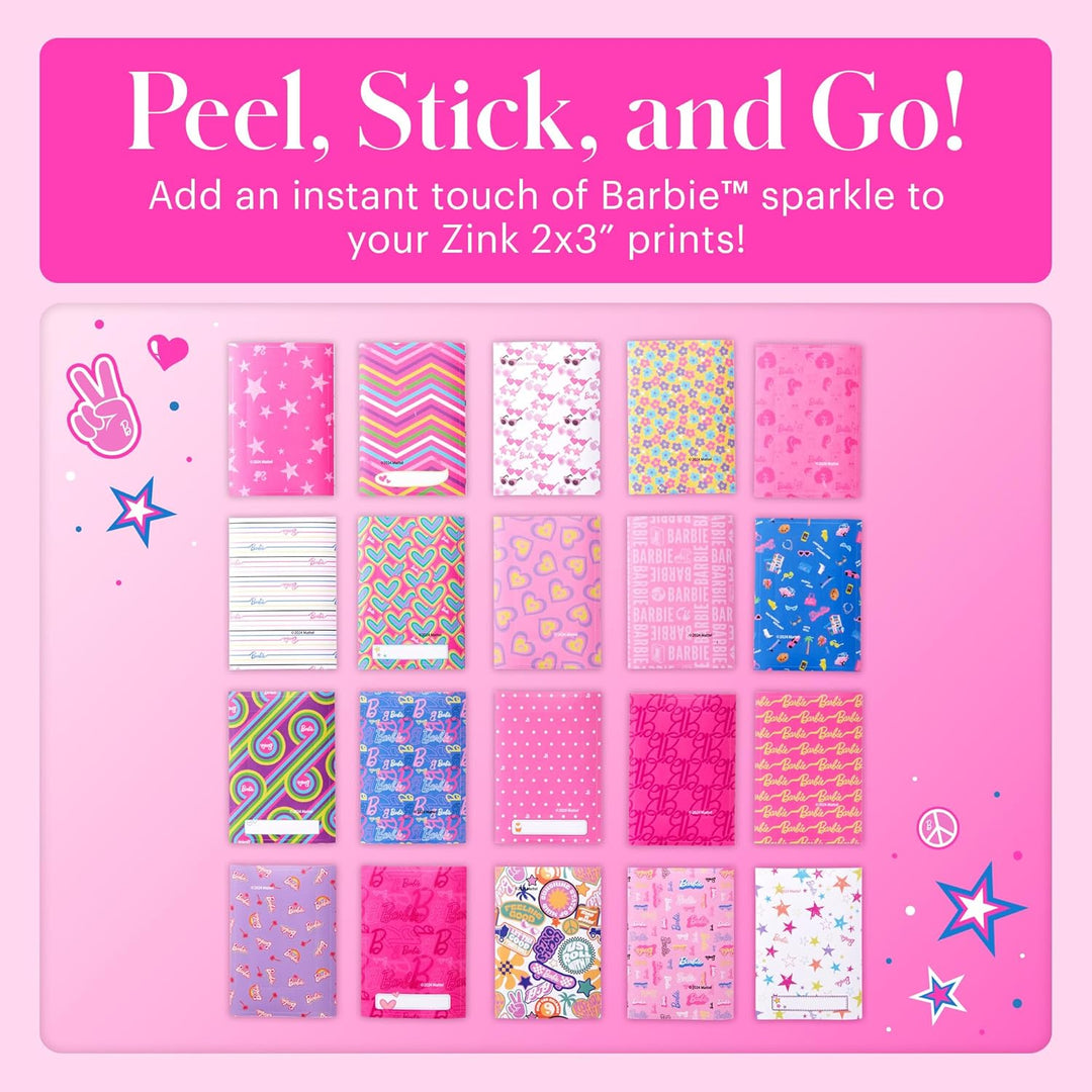 Kodak x Barbie Step Slim Kabelloser Sofortbild-Fotodrucker Barbie Geschenk-Bundle (Iconic Style) + B