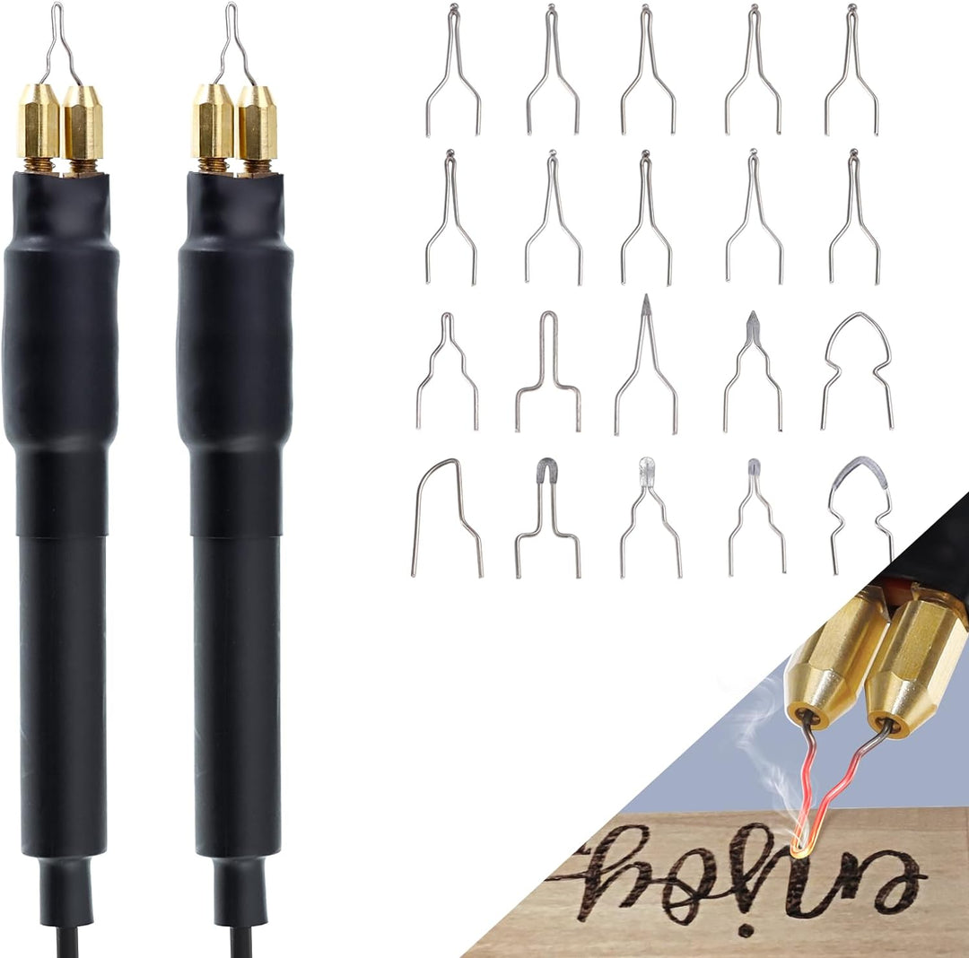 Brandmalerei Holzbrenner Set mit einstellbarer Temperatur Holzbrenner Set mit zwei Stiften für