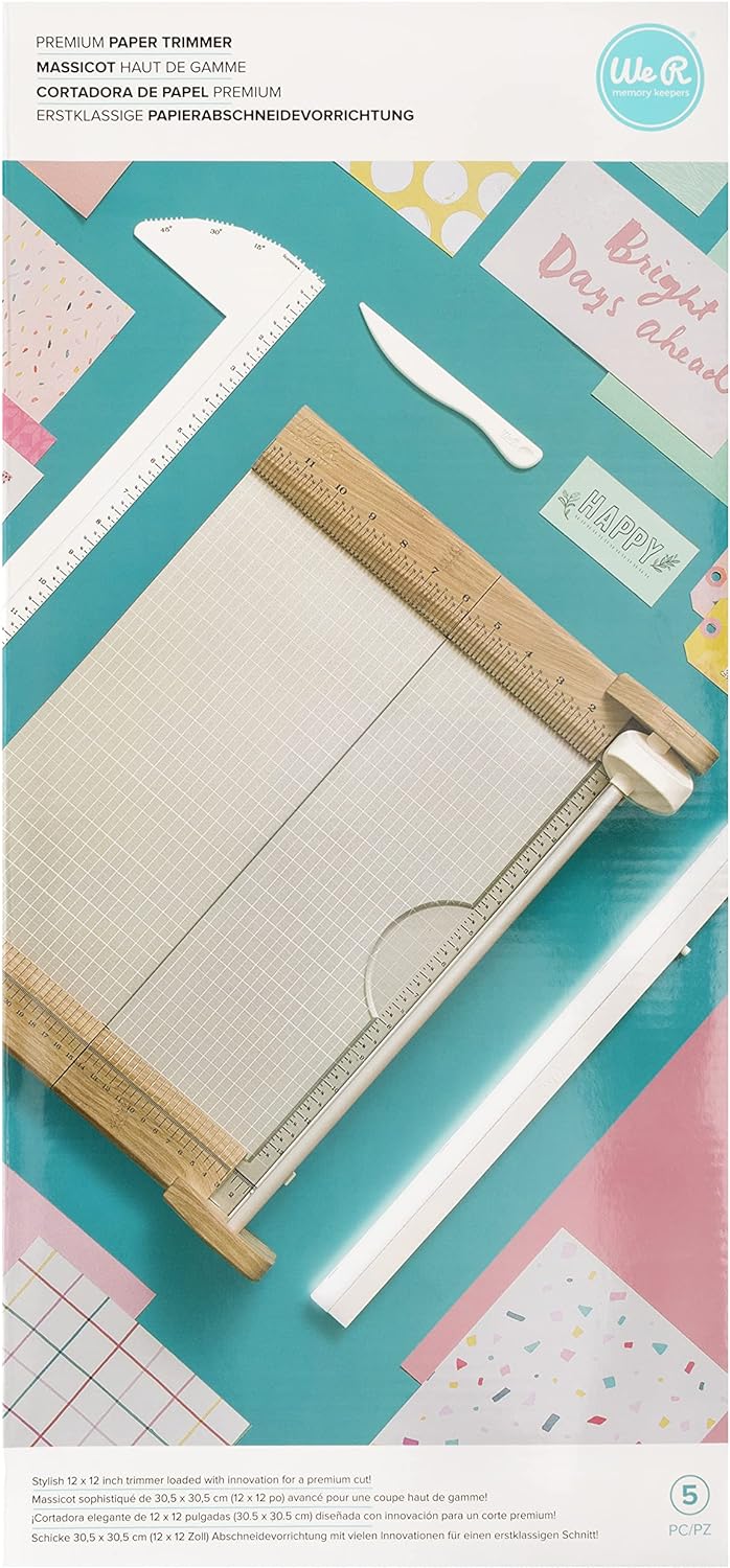 American Crafts WR660557 Premium Papier-Schneidegerät, Mehrfarbig, Einheitsgrösse Einheitsgrösse Tri