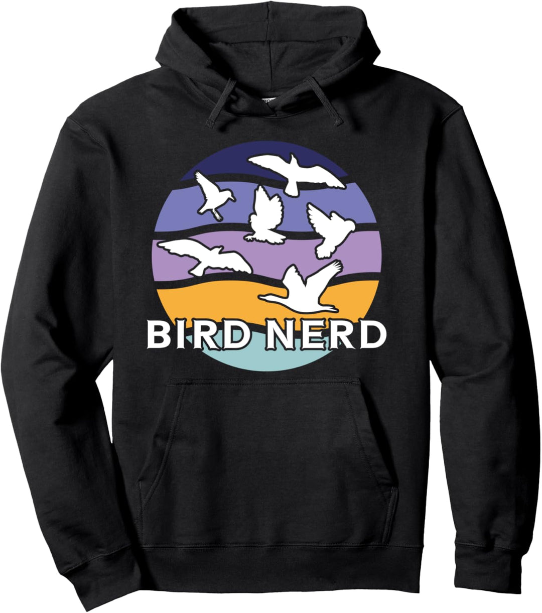 Bird Nerd Vintage Vögel Vogelbesitzer Möwe Adler Eule Vogel Pullover Hoodie