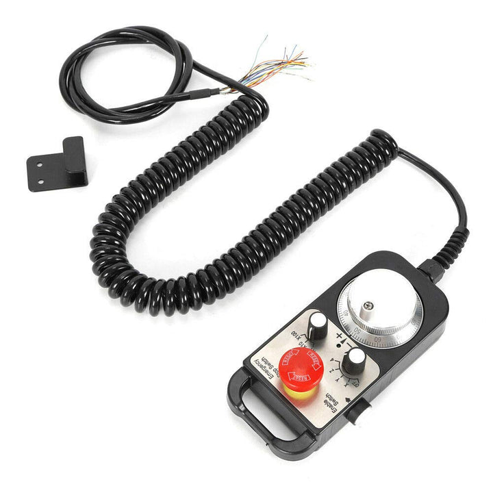Impulsgenerator, Universal 4-Achse MPG Anhänger Handrad Controller mit Not-Aus Handregler Linientrei
