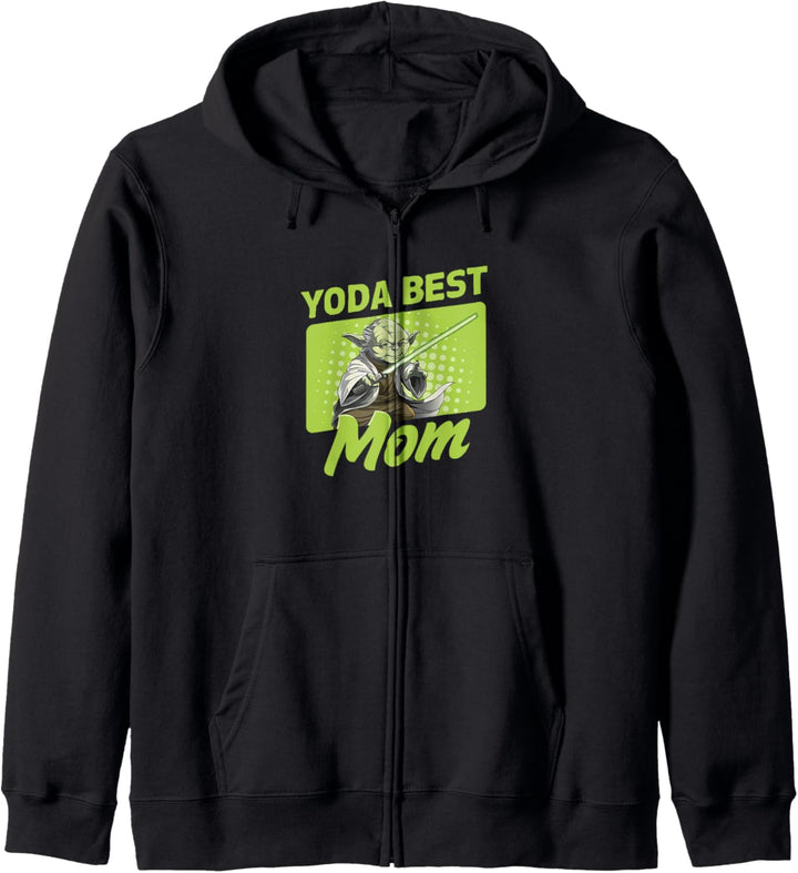 Star Wars Muttertag Yoda Best Mom Green Box Kapuzenjacke