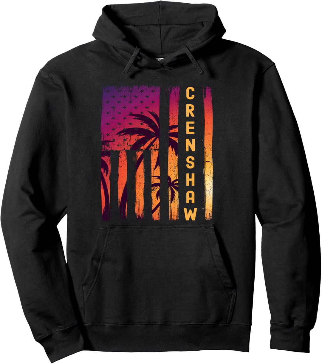 California Los Angeles Crenshaw District / Sunset American Pullover Hoodie