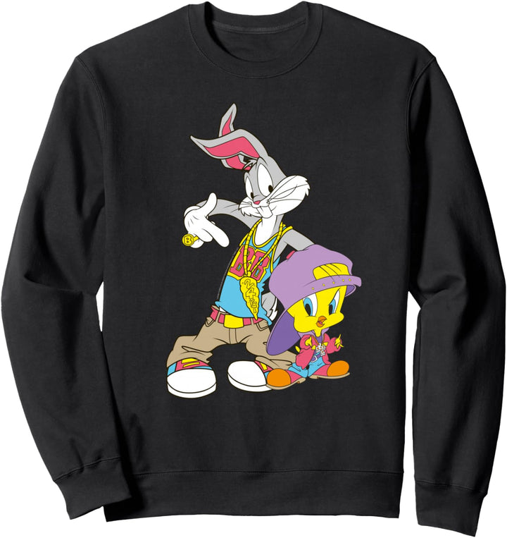 Looney Tunes Bugs Bunny And Tweety Hip Hop Sweatshirt