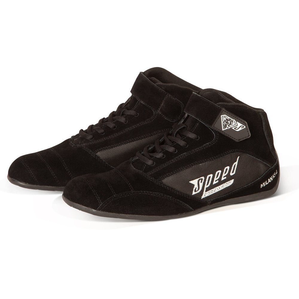 Speed Racewear Speed Kartschuhe schwarz Premium Kartschuh Modell Titan 37 EU Schwarz, 37 EU Schwarz