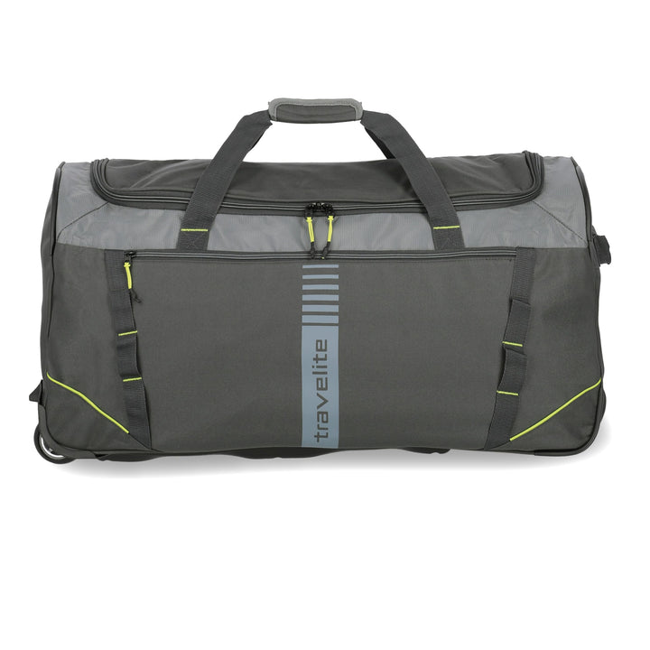 travelite 2-Rad Trolley Grösse L, Gepäck Serie BASICS ACTIVE: Weichgepäck Reisetasche mit Rollen im