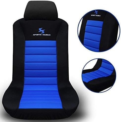 WOLTU AS7256-2 2er Sitzbezüge Auto Einzelsitzbezug universal Grösse, Komplettset, blau, Blau