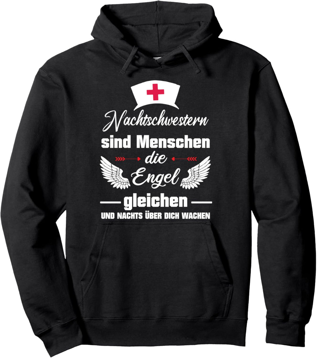 Nachtschwester Krankenschwester Krankenhaus Pullover Hoodie