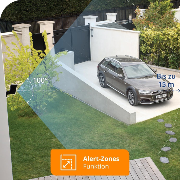 Netatmo Smarte Überwachungskamera Aussen, Wlan, Integrierte Beleuchtung , Bewegungserkennung, Nachts
