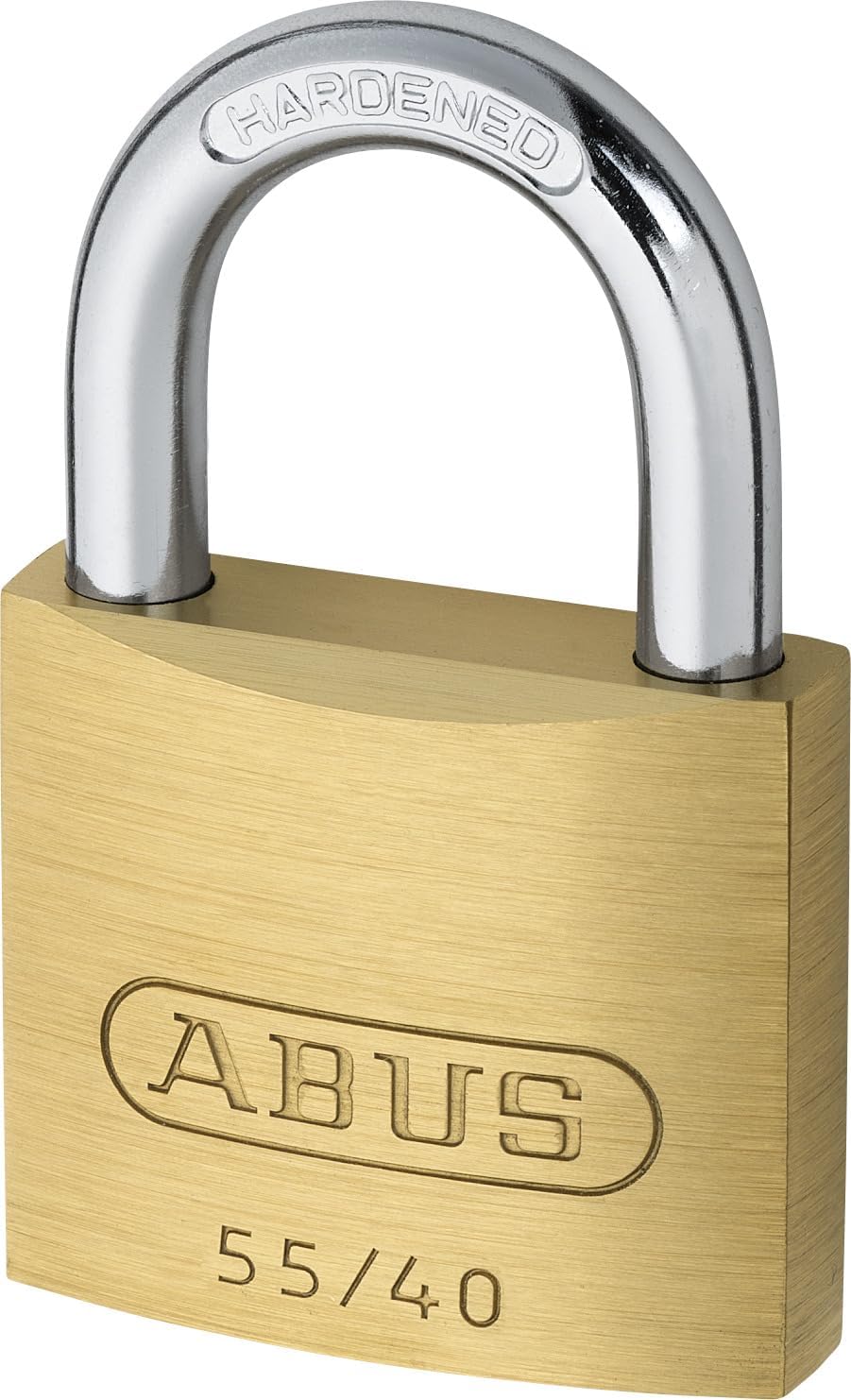 ABUS Messing Vorhängeschloss 55/40 Quads Set 4 Stück, 33694 4er Set 40mm Verschiedenschliessend, 4er