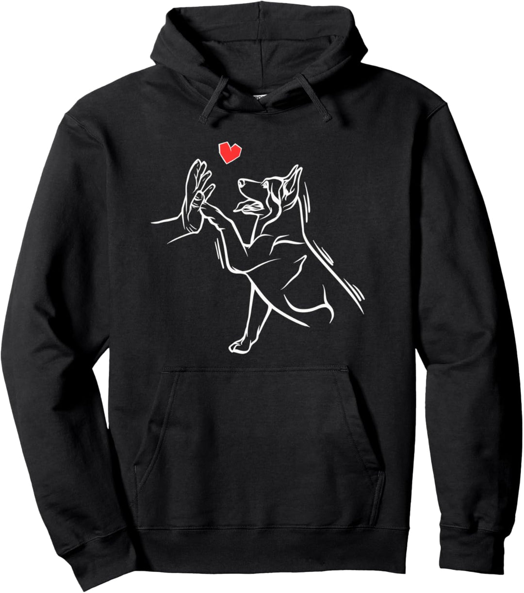 Deutscher Schäferhund Hundepapa &amp; Hundemama Schäferhund Pullover Hoodie
