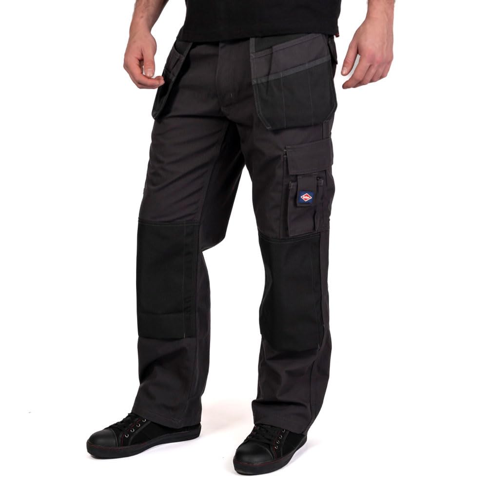 Lee Cooper Herren Triple-genähtes Holster Taschen-Multi-Werkzeug-Taschen Kneepad Taschen Arbeitssich