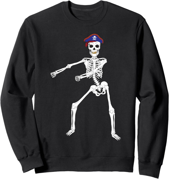 Pirate Skeleton Halloween Costume, Geburtstagsgeschenk Sweatshirt