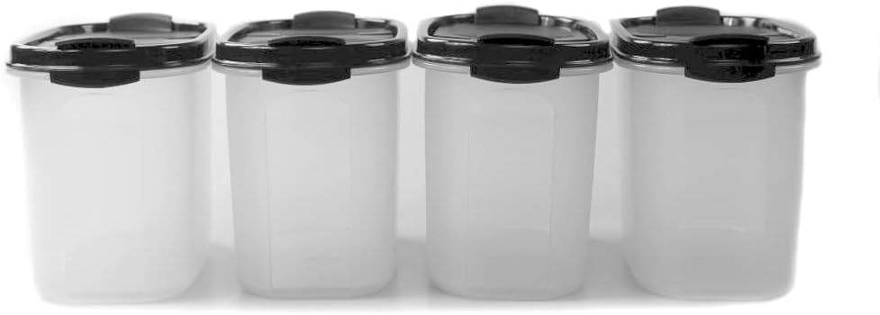 Tupperware Eidgenosse 1,1 L schwarz mit Schütte Vorratsdose Vorrat Dose Modular (4)