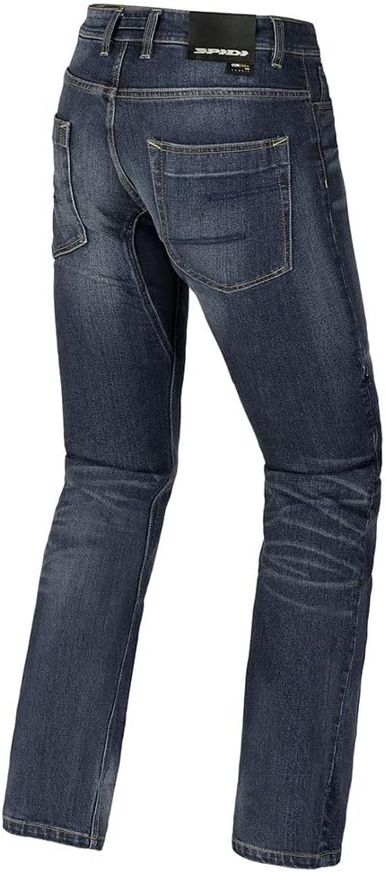 SPIDI Herren Motorradhose mit Protektoren Jeans Moto 29 Blue Dark Used, 29 Blue Dark Used