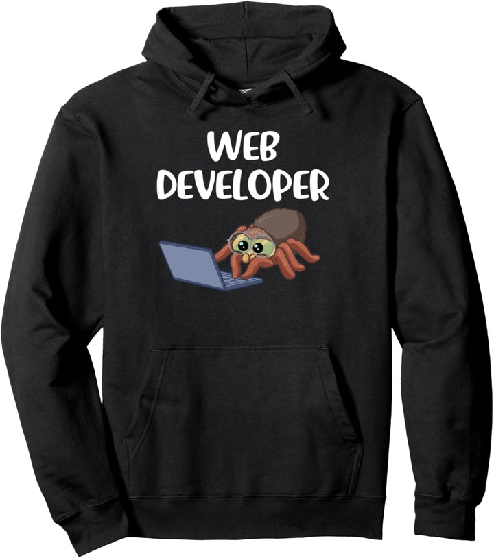 Spider Web Pullover Hoodie