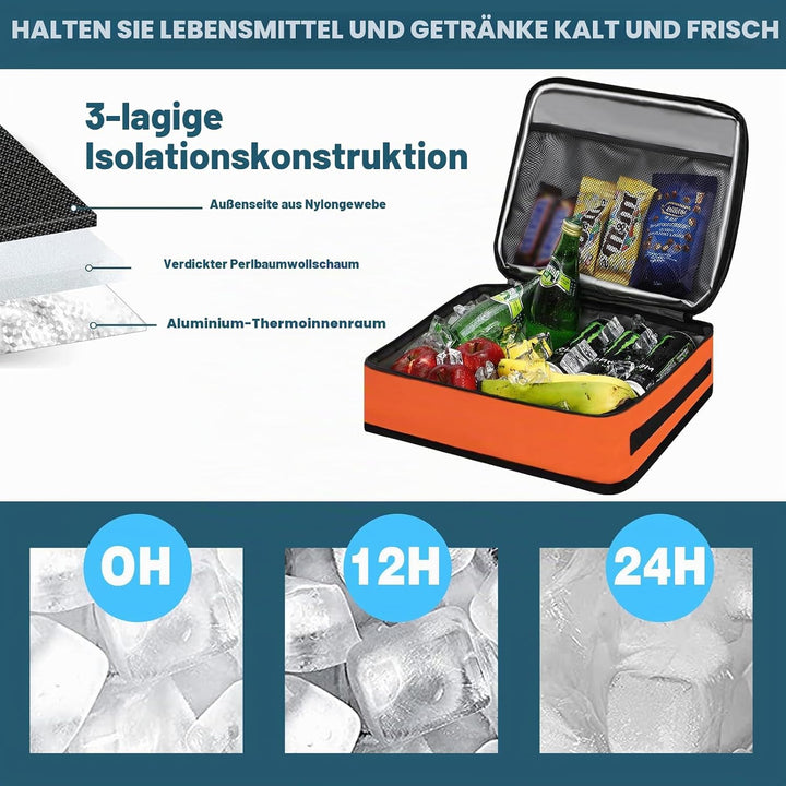 Paddle Board Kühltasche, wasserdichte Surf Sup Deck Kühltasche, isoliert, auslaufsicher, 10 Dosen, S