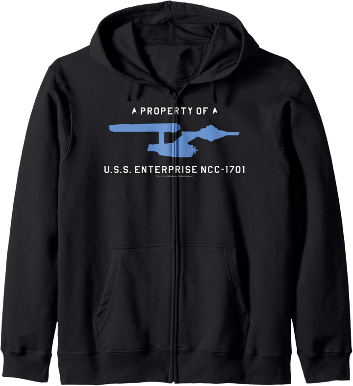 Star Trek Original Series Enterprise Profile Kapuzenjacke